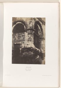 Cappella della Chiesa del Santo Sepolcro, Gerusalemme da Auguste Salzmann