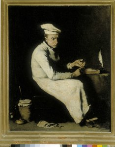 Il cuoco contabile da Auguste Theodule Ribot