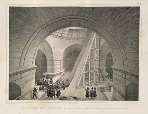 Vista interna della cattedrale e una rampa Da: La costruzione della cattedrale di Sant