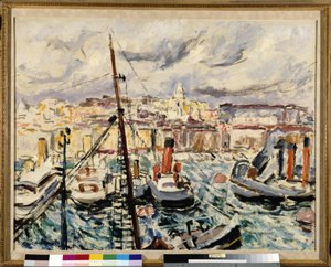 Rimorchiatori nel porto di Marsiglia da Augustin Carrera