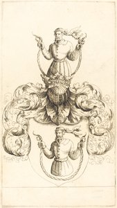 Stemma di Uomo Sconosciuto da Augustin Hirschvogel