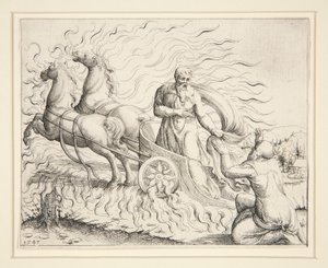 Elia sul carro di fuoco