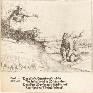 Mosè e il roveto ardente, 1548