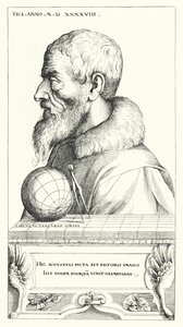 Autoritratto di Augustin Hirschvogel, artista, matematico e cartografo tedesco da Augustin Hirschvogel
