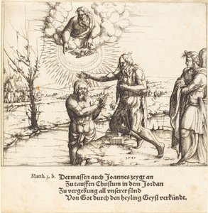 Il battesimo di Cristo da Augustin Hirschvogel