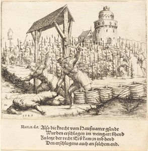 La Parabola dei Malvagi Vignaioli da Augustin Hirschvogel
