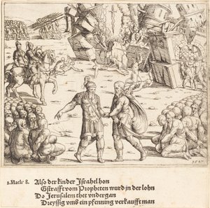 La vittoria di Giuda Maccabeo su Niccanor da Augustin Hirschvogel
