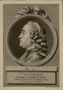 Ritratto di Charles Gauzargues da Augustin Saint Aubin de