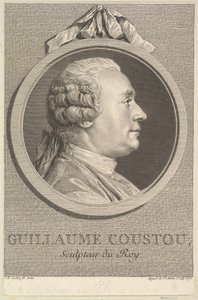 Ritratto di Guillaume Coustou da Augustin de Saint Aubin