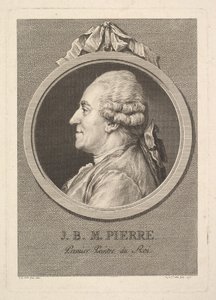 Ritratto di Jean-Baptiste-Marie Pierre da Augustin de Saint Aubin