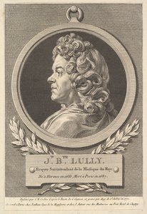 Ritratto di Jean-Baptiste Lully da Augustin de Saint Aubin