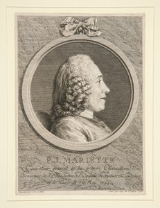 Ritratto di P.J. Mariette da Augustin de Saint Aubin
