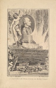 Ritratto di Pierre Laurent de Belloy, ca. 1765 da Augustin de Saint Aubin