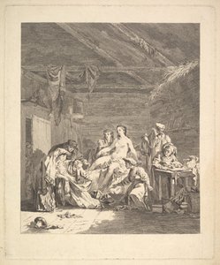 Vignetta del primo volume, pagina 165: Uso dei russi dopo il matrimonio e prima delle nozze..., 1767