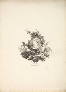 Vignetta con la testa di Bacco su una corniola, Tomo I, Pagina 242, da Descrizione di..., 1778-80
