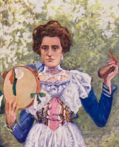 Ballerina della tarantella con nacchere