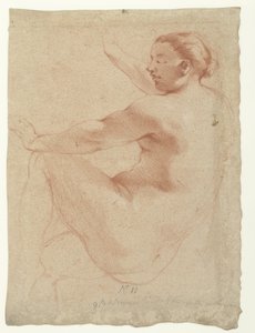 Nudo femminile seduto