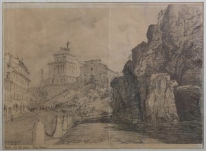 Paesaggio di Roma da Augusto Baracchi