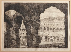 Roma, gli archi del Colosseo da Augusto Baracchi