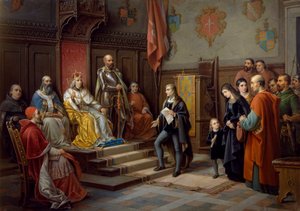 Federico III, spinto a marciare contro i Turchi dal poeta triestino Raffaele Zovenzoni