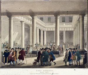 Borsa del grano, Londra da Augustus Charles Pugin, Thomas Rowlandson