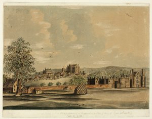 San Giacomo con il villaggio di Charing come appariva nel regno di Enrico VIII da Augustus Charles Pugin