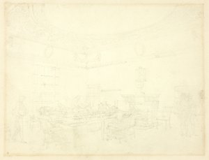 Studio per il Consiglio del Commercio, dal Microcosmo di Londra da Augustus Charles Pugin