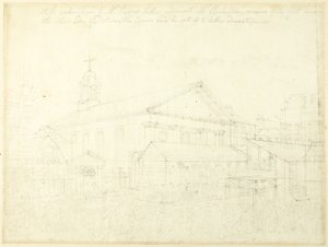Studio per il mercato di Covent Garden, elezione di Westminster, da Microcosmo di Londra da Augustus Charles Pugin
