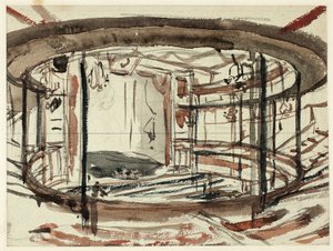 Studio per il Teatro Sadlers Wells da Augustus Charles Pugin