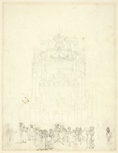 Studio per Vauxhall Garden da Augustus Charles Pugin