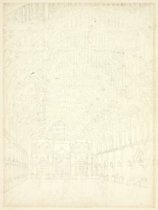 Studio per Westminster Hall, da Microcosm of London da Augustus Charles Pugin