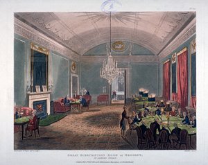 La grande sala delle sottoscrizioni, interno del Brooks