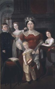 Ritratto della signora John Piper e famiglia, c.1826