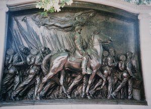 Il Memoriale di Robert Gould Shaw (1837-63) al 54º Reggimento del Massachusetts afroamericano