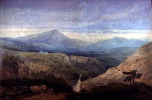 Valle del fiume Mawddach: Cader Idris in lontananza