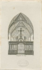 Alton - Interno della Scuola del Convento di San Giovanni da Augustus Welby Northmore Pugin
