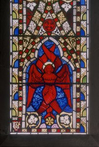 Cristo con serafini (dettaglio) da Augustus Welby Northmore Pugin