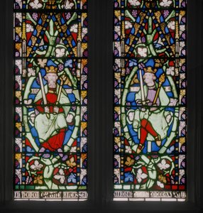 Finestra orientale con albero di Jesse (dettaglio) da Augustus Welby Northmore Pugin