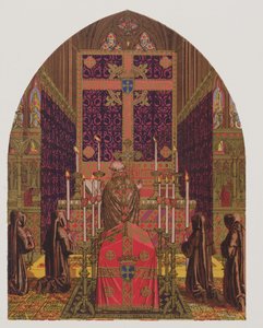 Design ecclesiastico, Il Glossario degli Ornamenti e dei Costumi Ecclesiastici, litografia di H.C. Maguire, 1844 da Augustus Welby Northmore Pugin