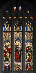 Edoardo il Confessore, Vergine e Bambino, e San Giovanni Evangelista, 1846 da Augustus Welby Northmore Pugin