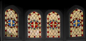 Finestra della biblioteca, c.1844 da Augustus Welby Northmore Pugin
