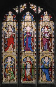 Ruth, la Vergine Maria, Sara, Anna, Dorcas e Anna da Augustus Welby Northmore Pugin
