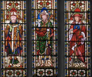 Vergine e Cristo con santi, finestra orientale (dettaglio) da Augustus Welby Northmore Pugin