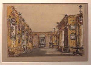 Il Salotto Giallo (Nord) da Augustus Welby Pugin