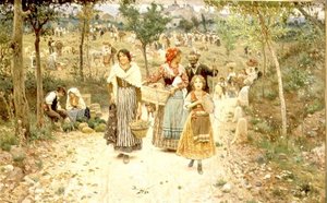 Ritorno dalla festa del villaggio da Aurelio Tiratelli