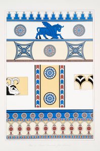 Ornamenti dipinti da Nimroud [Calah]