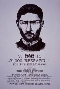 Manifesto della ricompensa di Ned Kelly