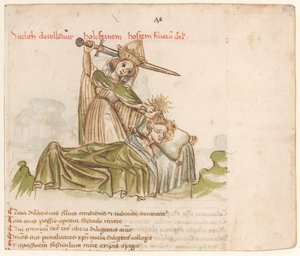 Giuditta che uccide Oloferne da Austrian 15th Century