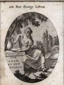 Allegoria della vita lavorativa seduta all