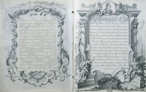Ratifica austriaca del contratto di matrimonio per Maria Antonietta, arciduchessa d